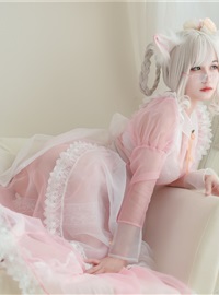 Chiyo Ogura w NO.007 Clear maid pink(23)